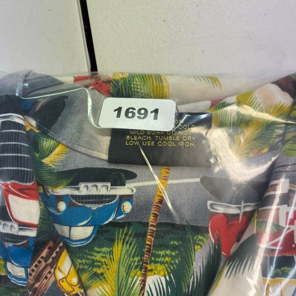 Royal Creations Hawaiian Vintage Cars Men's Button down SS XXL - Picture 11 of 11
